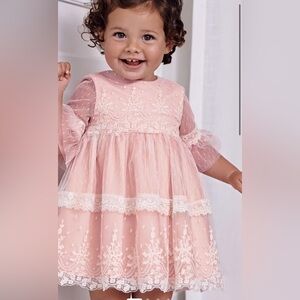 Abel & Lula Baby Plumeti Tulle Dress Size 12M